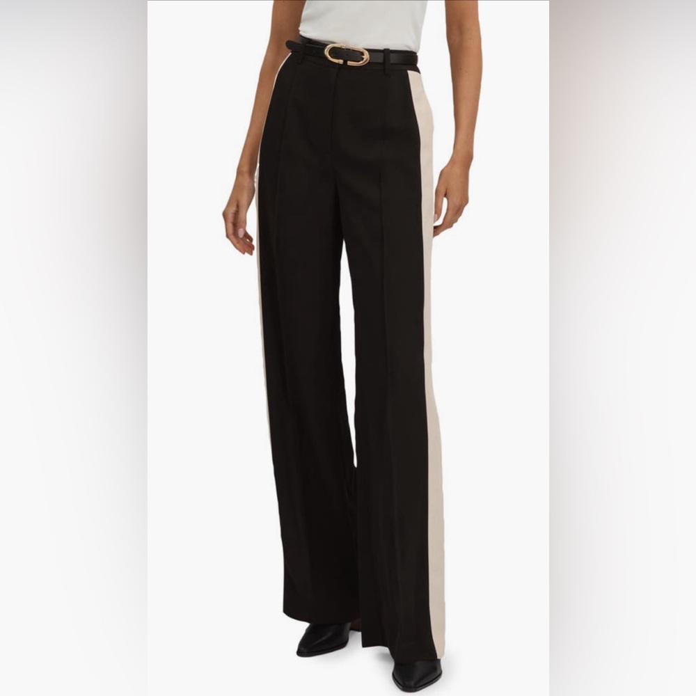 NWT Reiss Pam Stripe Wide Leg Pants Women’s Size 4